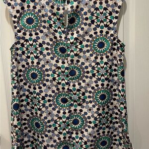 Merona Blue and Green Patterned Blouse(Bundle)